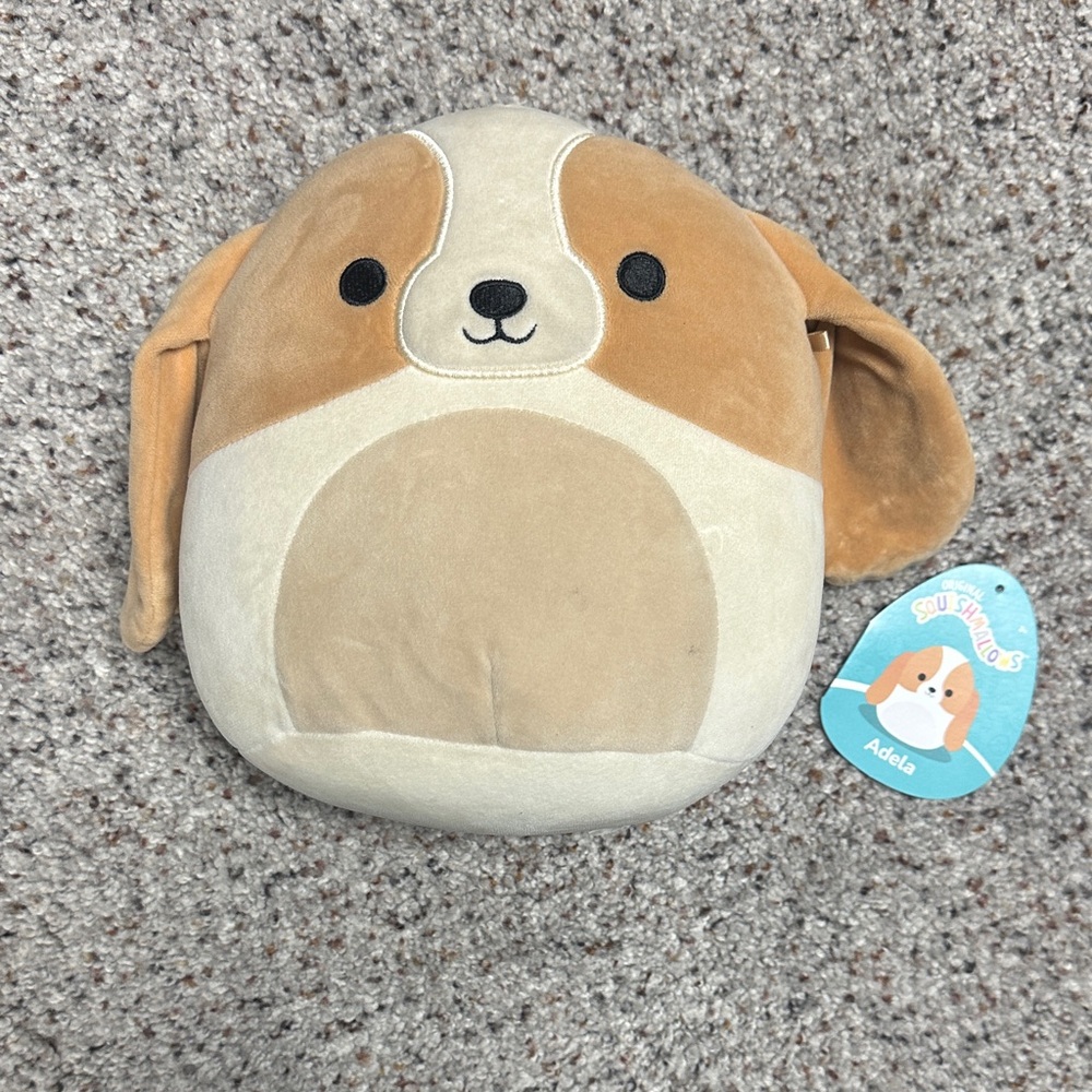 Squishmallows Adela Dog Plush - Tan and Cream